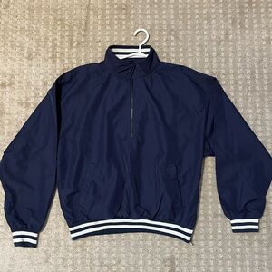Vintage Navy Blue Windbreaker